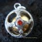 925 Silver Cut Garnet Chakra Chime Ball CH-309-KT
