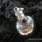 Sterling Silver Garnet Perfume Pendant PP-194-KT