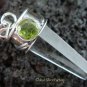 925 Silver Crystal & Peridot Pendant SP-397-KT
