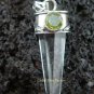 925 Silver Crystal & Peridot Pendant SP-397-KT