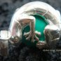 925 Silver Green Gecko Chime Ball 12mm CH-134-KT