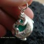 925 Silver Green Gecko Chime Ball 12mm CH-134-KT