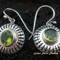 925 Silver & Peridot Round Earrings ER-481-KT