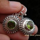925 Silver & Peridot Round Earrings ER-481-KT