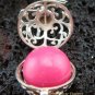 925 Silver Pink Rose Quartz 18mm  Harmony Ball HB-282-KT