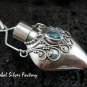 925 Silver & Blue Topaz Perfume Pendant PP-324-GSF