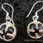 925 Silver Black Chakra Chime Ball Earrings CBE-150-KT