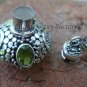 Sterling Silver Peridot Perfume Bottle Pendant PP-140-KT