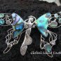 Large Silver & Paua Shell Angel Brooch BC-131-KT