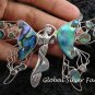 Large Silver & Paua Shell Angel Brooch BC-131-KT
