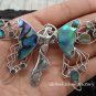 Large Silver & Paua Shell Angel Brooch BC-131-KT
