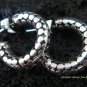 Round 925 Silver Bali Hoop Earrings SE-141-NY