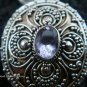 925 Silver & Amethyst Oval Locket Pendant LP-175-KT