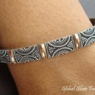 925 Silver & 18kt Gold Vermeil Bangle SBB-239-PS