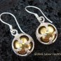 925 Silver Gold Chakra Chime Ball Earrings CBE-149-KT