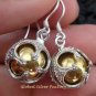 925 Silver Gold Chakra Chime Ball Earrings CBE-149-KT