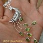 925 Silver Peacock & Peridot Brooch BC-127-KT
