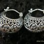 17mm Sterling Silver Bali Hoop Earrings SE-128-KT