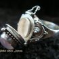925 Silver Rose Quartz Poison Ring LR-487-KT