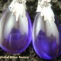 Silver Amethyst & Garnet Earrings SJ-197-KA