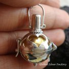 925 Silver Amethyst Heart Harmony Ball 16mm HB-271-KT