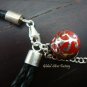 925 Silver Red Chime Ball Bracelet CH-270-KT