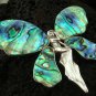 925 Silver Paua Shel Angel Brooch Pendant BC-122-KT