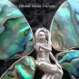925 Silver Paua Shel Angel Brooch Pendant BC-122-KT