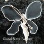 925 Silver Paua Shel Angel Brooch Pendant BC-122-KT