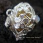 925 Silver Opalite Heart Harmony Ball Pendant HB-287-PS