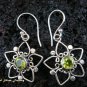 Sterling Silver Heart Peridot Earrings ER-432-IKP