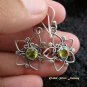 Sterling Silver Heart Peridot Earrings ER-432-IKP