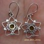 Sterling Silver Heart Peridot Earrings ER-432-IKP