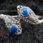 Silver Lapis Double Head Snake Bangle SBB-285-KT