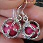 925 Silver Pink Chakra Chime Ball Earrings CBE-147-KT
