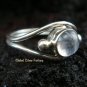 Silver & Rainbow Moonstone Ring RI-255-NY