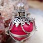 925 Silver Rose Quartz Harmony Ball Pendant 16mm HB-185-KT