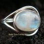 Silver & Rainbow Moonstone Ring RI-258-NY