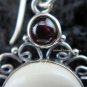 925 Silver Garnet Goddess Earrings GDE-773-NY