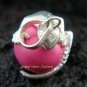 Sterling Silver Gecko Pink Chime Ball CH-305-KT