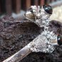 Silver Black Onyx Double Snake Head Bangle SBB-208-KA