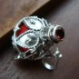 925 Silver Garnet Harmony Ball Pendant 16mm HB-250-KT