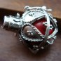 925 Silver Garnet Harmony Ball Pendant 16mm HB-250-KT