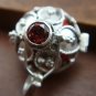 925 Silver Garnet Harmony Ball Pendant 16mm HB-250-KT