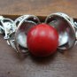 925 Silver Garnet Harmony Ball Pendant 16mm HB-250-KT