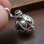 925 Silver Garnet Harmony Ball Pendant 16mm HB-250-KT