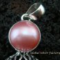 Floral Bali 925 Silver & Pink Pearl Pendant SP-382-KT