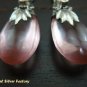 Silver & Synthetic Amber Earrings SJ-184-KT
