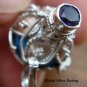925 Silver Amethyst & Blue Harmony Ball HB-257-KT