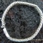 Sterling Silver Curb Design Men's Bracelet MJ-119-PS